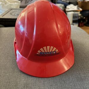 ERB AMERICANA Safety Helmet Red Hard Hat Construction Adj Bennett Electrical